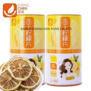 Freeze Dried Lemon slice tea in Tin