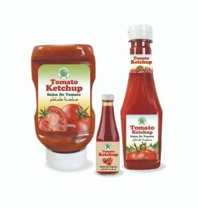 bottled tomato ketchup